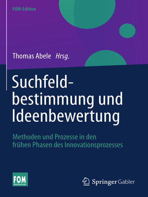 cover image of Suchfeldbestimmung und Ideenbewertung